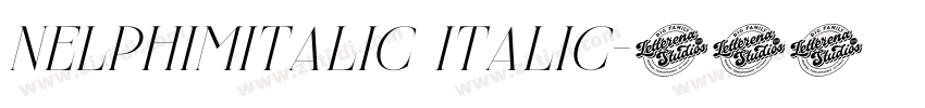 NelphimItalic Italic字体转换